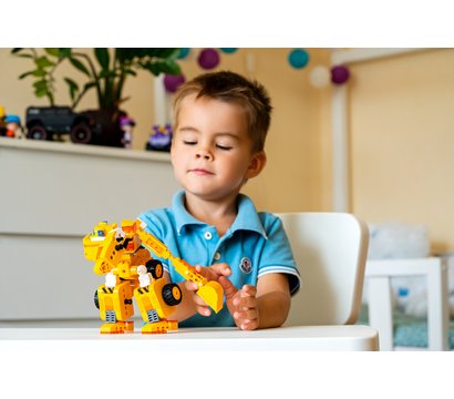 Зображення 7 Конструктор Super Wings Small Blocks 2-in-1 Buildable Transforming Vehicle Donnie, Донни, EU385007