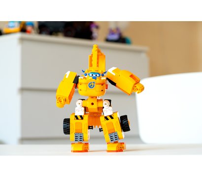 Зображення 9 Конструктор Super Wings Small Blocks 2-in-1 Buildable Transforming Vehicle Donnie, Донни, EU385007