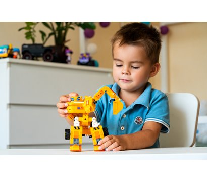 Зображення 10 Конструктор Super Wings Small Blocks 2-in-1 Buildable Transforming Vehicle Donnie, Донни, EU385007