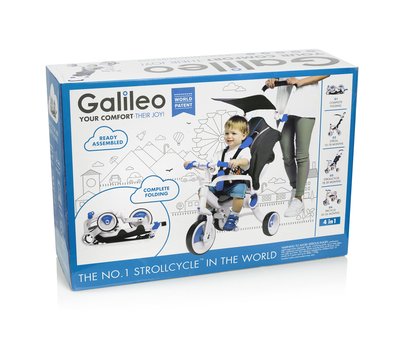 Изображение 46 Велосипед трехколесный для детей Galileo Strollcycle G-1001-B Blue