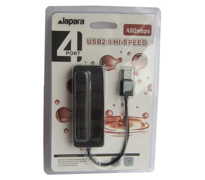 Изображение 3 USB Hub (хаб) Lapara LA-SLED4 black