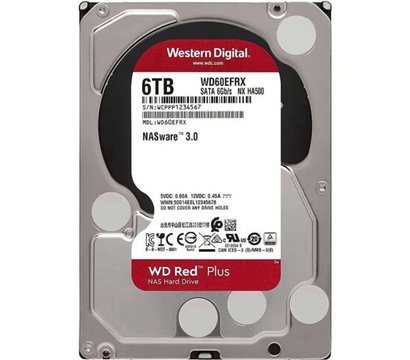 Зображення 2 HDD Western Digital Red Plus 6TB 5400rpm 256MB 3.5 SATA III — WD60EFPX