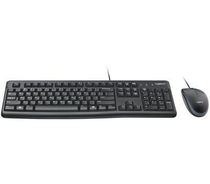 Зображення 2 Комплект мишка + клавіатура Logitech MK120 USB Black – 920-002563