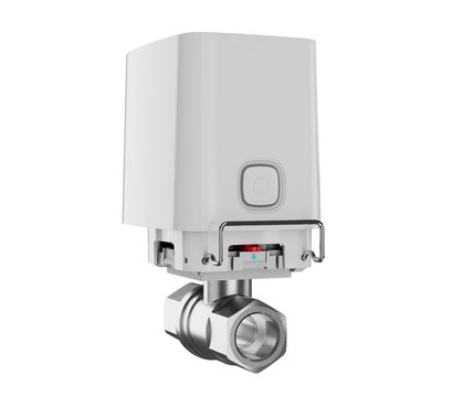 Зображення 3 Кран з електроприводом Ajax WaterStop 3/4 valve White, Розмір різьблення: 3/4 дюйма (20 мм), Колір: білий