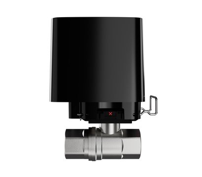 Изображение 5 Кран с электроприводом Ajax WaterStop 1/2 valve Black, Размер резьбы: 1/2 дюйма (15 мм), Цвет: черный