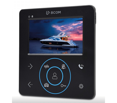 Зображення 3 Домофон Bcom BD-480 Black на 4 дюйма, Колір корпусу: чорний