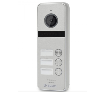 Зображення 2 Панель виклику домофона Bcom BT-403HD Silver, Кількість абонентів: 3 абонента