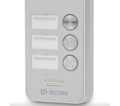 Зображення 3 Панель виклику домофона Bcom BT-403HD Silver, Кількість абонентів: 3 абонента