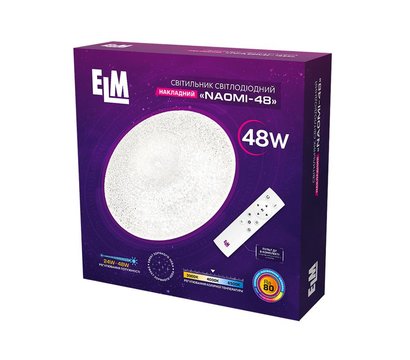 Зображення 4 LED світильник ELM Naomi 48W 3000-6500К IP20