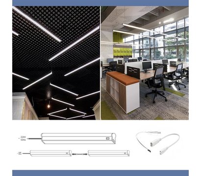 Зображення 5 LED світильник ELM Linear 9W 4000К IP20