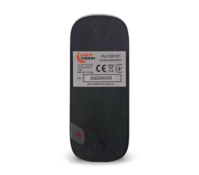 Зображення 5 Дверний дзвінок LightVision VLC-DR10T (Tuya) White безпровідний, Колір корпусу: чорний + білий