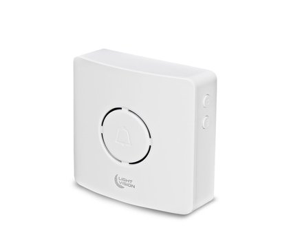 Зображення 6 Дверний дзвінок LightVision VLC-DR10T (Tuya) White безпровідний, Колір корпусу: чорний + білий