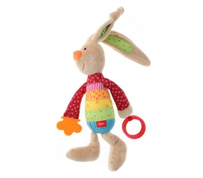 Изображение 2 Мягкая игрушка Sigikid Кролик с погремушкой, 26 см - 41419SK