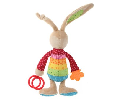 Изображение 3 Мягкая игрушка Sigikid Кролик с погремушкой, 26 см - 41419SK