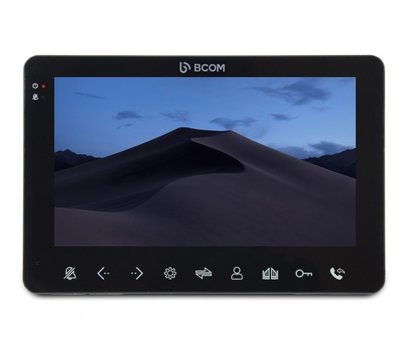 Изображение 3 Комплект видеодомофона Bcom BD-780M Kit Black, Цвет (домофон + панель): черный + черный