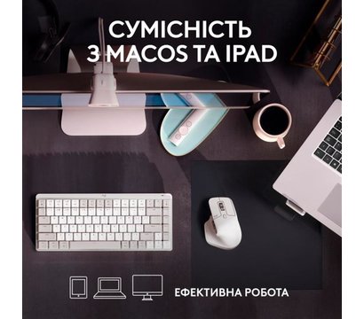 Изображение 7 Мышь Logitech MX Master 3S For Mac Pale Grey — 910-006572