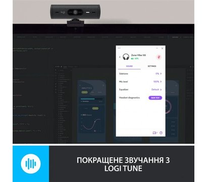 Зображення 9 Bluetooth гарнітура Logitech Zone Vibe 100 Wireless Graphite - 981-001213