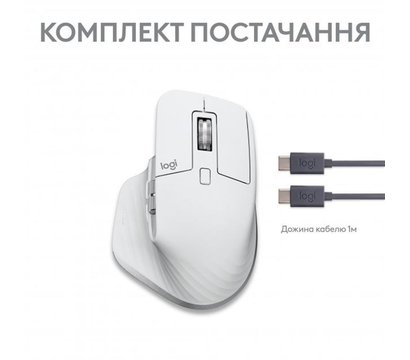 Изображение 10 Мышь Logitech MX Master 3S For Mac Pale Grey — 910-006572
