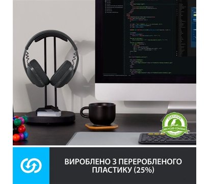 Зображення 10 Bluetooth гарнітура Logitech Zone Vibe 100 Wireless Graphite - 981-001213