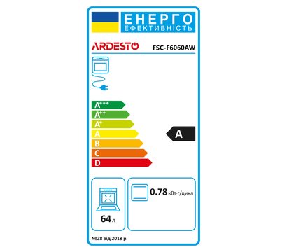 Изображение 17 Кухонная плита Ardesto FSC-F6060AW