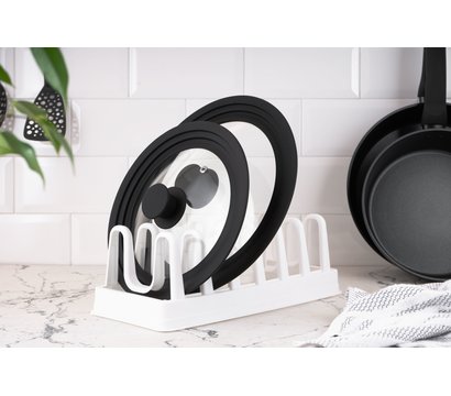 Изображение 2 Подставка для крышек Ardesto 35*15.2*11.7, White - AR4035L