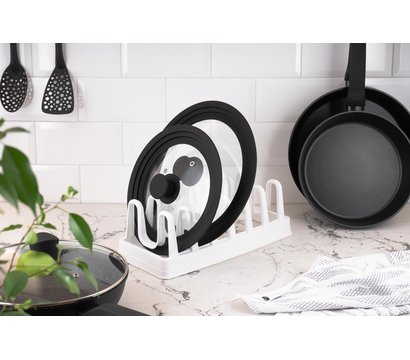 Изображение 5 Подставка для крышек Ardesto 35*15.2*11.7, White - AR4035L