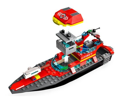 Зображення 4 Конструктор Lego City Лодка пожарной бригады, 60373