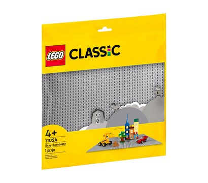 Зображення 6 Конструктор Lego Classic Базовая пластина серого цвета, 11024