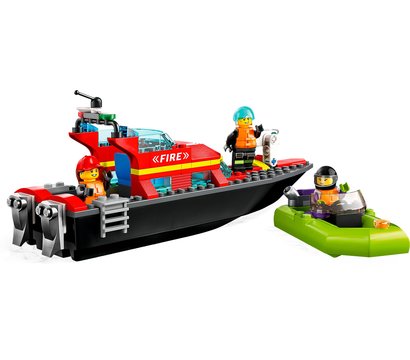 Зображення 7 Конструктор Lego City Лодка пожарной бригады, 60373