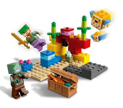 Зображення 4 Конструктор Lego Minecraft Коралловый риф, 21164