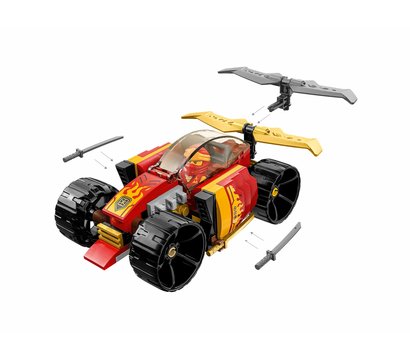 Зображення 4 Конструктор Lego Ninjago Гоночный автомобиль ниндзя Кая EVO, 71780