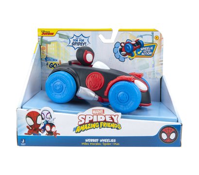 Зображення 8 Іграшкова техніка Spidey Pull Back Vehicle Spinn Майлз Моралес - SNF0017