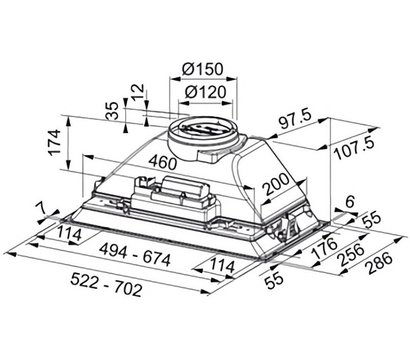 Зображення 11 Витяжка Franke Inca Smart FBI525BK