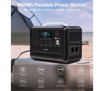 Зображення 3 Портативна електростанція Choetech BS005-EU-BK