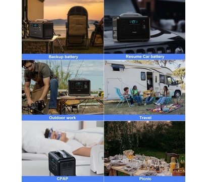 Зображення 6 Портативна електростанція Choetech BS005-EU-BK