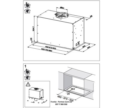 Изображение 7 Вытяжка Franke Box Flush Evo FBFEBKMATTA70