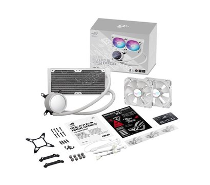 Изображение 9 Охлаждение для процессора Asus ROG Ryuo III 240 ARGB White Edition — 90RC00J2-M0UAY0
