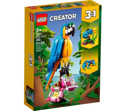 Зображення 10 Конструктор Lego Creator Экзотический попугай, 31136
