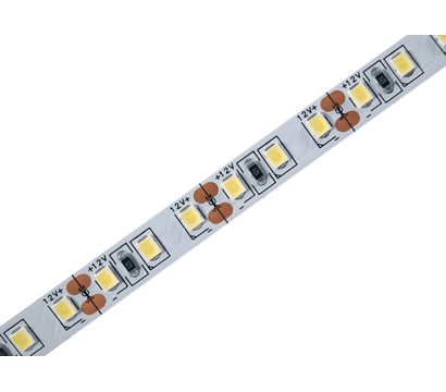 Зображення 2 Світлодіодна LED стрічка AVT Prof 3528-120led-8mm-12V, IP20, Cold white