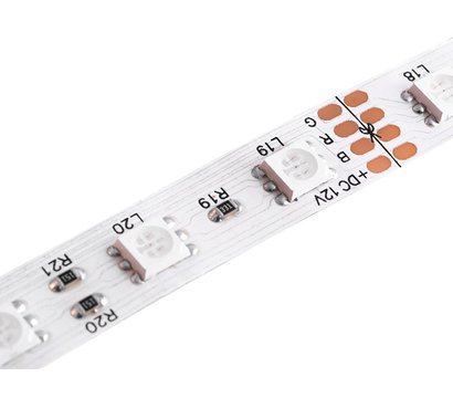 Зображення 2 LED стрічка МТК 5050-60led-10mm-12V, IP20, RGB на