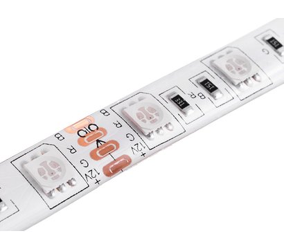 Зображення 2 Світлодіодна LED стрічка Ledua 5050-60led-10mm-12V, IP65, RGB