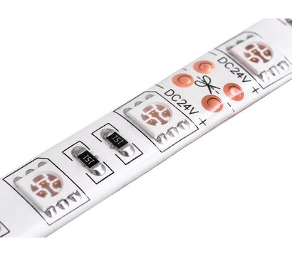 Зображення 2 LED стрічка Ledua 5050-60led-10mm-24V, IP65, Green на