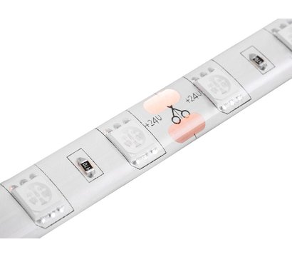 Зображення 2 LED стрічка Ledua 5050-60led-10mm-24V, IP65, Blue на