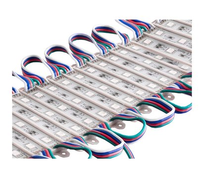 Зображення 2 Світлодіодний LED модуль Ledua 5050-3smd 12V IP65 RGB