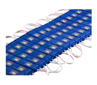 Зображення 2 Світлодіодний модуль Ledua 5630-3smd 12V IP65 Blue під 12 В