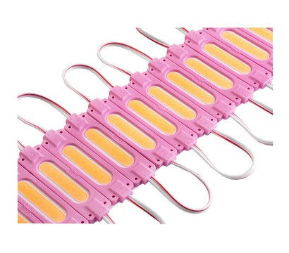 Зображення 2 Світлодіодний LED модуль Ledua COB-1шт 12V 2w 70мм Pink