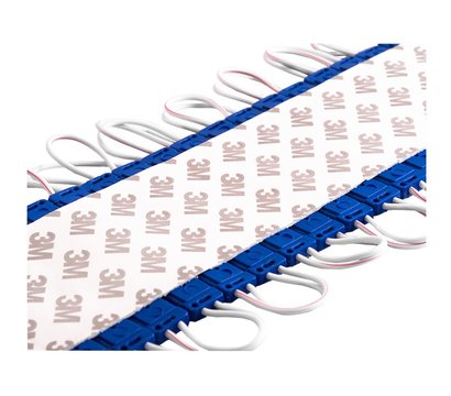 Зображення 3 Світлодіодний модуль Ledua 5630-3smd 12V IP65 Blue під 12 В