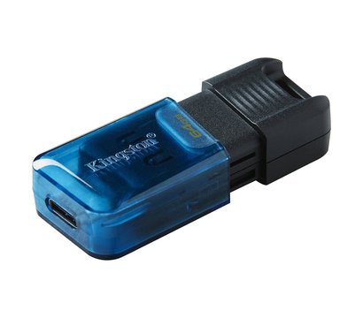 Зображення 2 Накопичувач USB Kingston DataTraveler 80 M Blue/Black 64GB USB 3.2 - DT80M/64GB