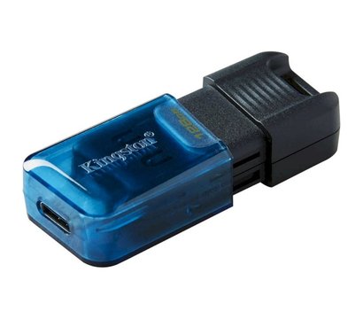 Зображення 2 Накопичувач USB Kingston DataTraveler 80 M Blue/Black 128GB USB 3.2 - DT80M/128GB