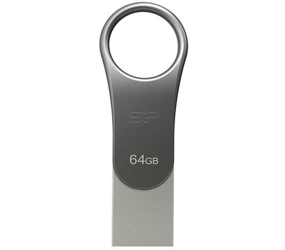 Зображення 2 USB флеш накопичувач Silicon Power Mobile C80, Silver 32GB USB 3.2 - SP064GBUC3C80V1S
